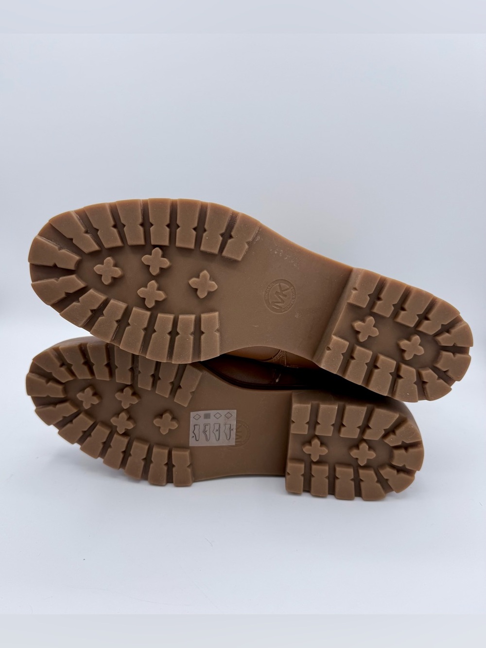 Michael Kors Rhody Combat Boots Cognac‎ Leather 7 - Picture 6 of 12